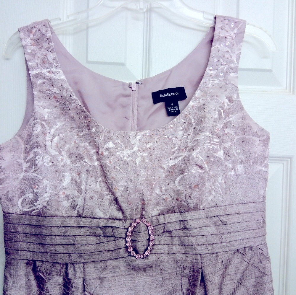 🆕jacket & 👗Stunning lilac💜sz8👠R&M Richards💜